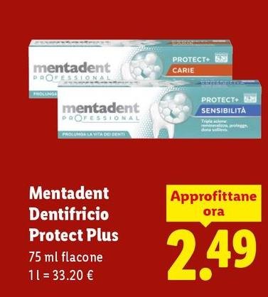 Mentadent - Dentifricio Protect Plus