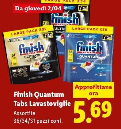 Finish - Quantum Tabs Lavastoviglie
