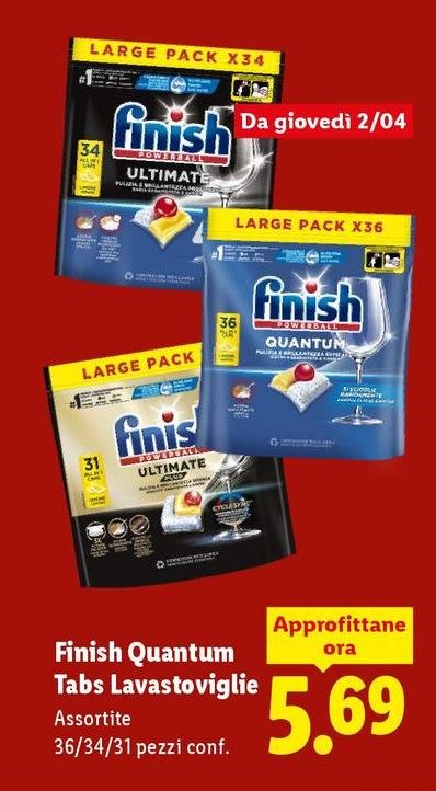 Finish - Quantum Tabs Lavastoviglie