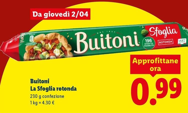 Buitoni - La Sfoglia Rotonda