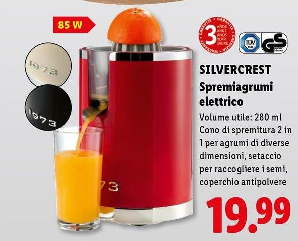 Silvercrest - Spremiagrumi Elettrico