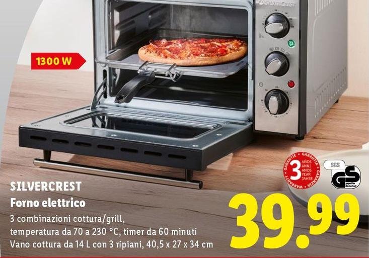 Silvercrest - Forno Elettrico