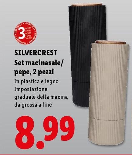 Silvercrest - Set Macinasale/Pepe, 2 Pezzi