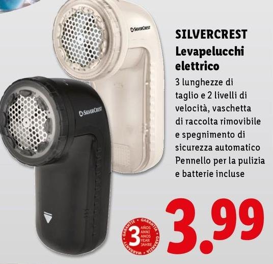Silvercrest - Levapelucchi Elettrico
