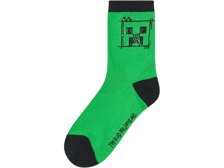 Calzini da bambino, 3 paia "Minecraft"