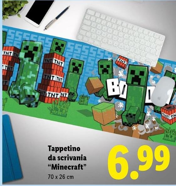 Tappetino Da Scrivania "Minecraft"