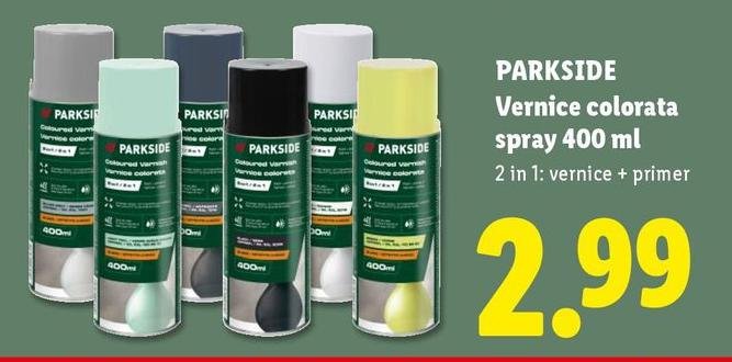 Parkside - Vernice Colorata Spray 400 Ml