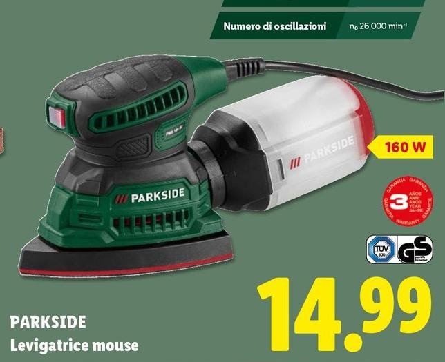 Parkside - Levigatrice Mouse