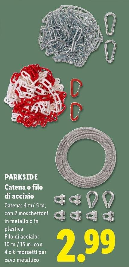 Parkside - Catena O Filo Di Acciato
