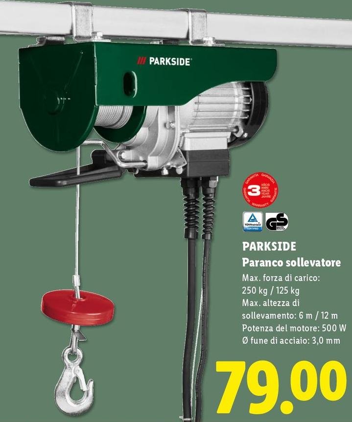 Parkside - Paranco Sollevatore