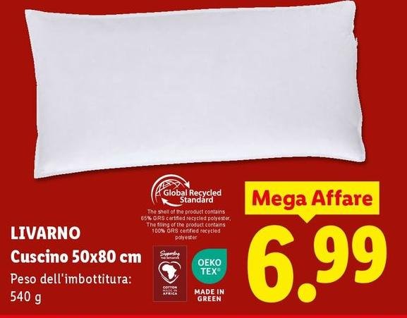 Livarno - Cuscino 50x80 Cm
