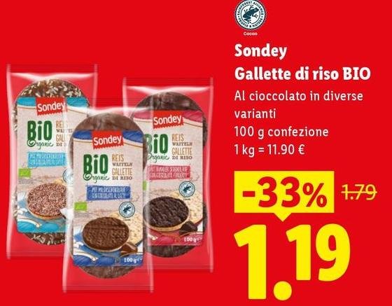 Sondey - Gallette Di Riso Bio