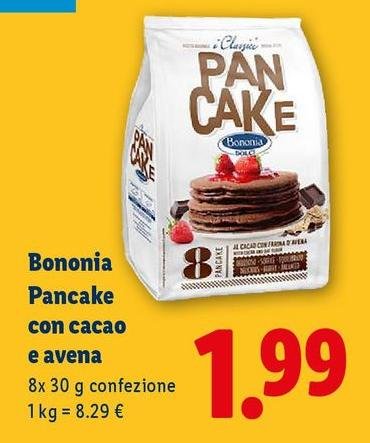 Bononia - Pancake Con Cacao E Avena