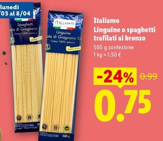 Italiamo - Linguine O Spaghetti Trafilati Al Bronzo