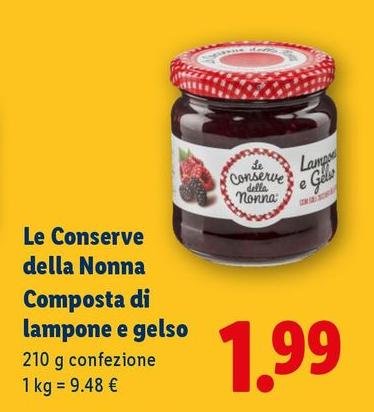 Le Conserve Della Nonna - Composta Di Lampone E Gelso