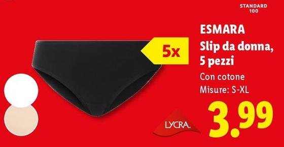 Esmara - Slip Da Donna, 5 Pezzi
