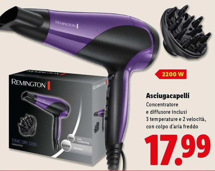 Remington - Asciugacapelli