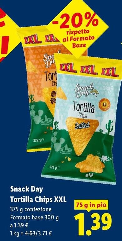 Snack day - Snack Tortilla Chips XXL