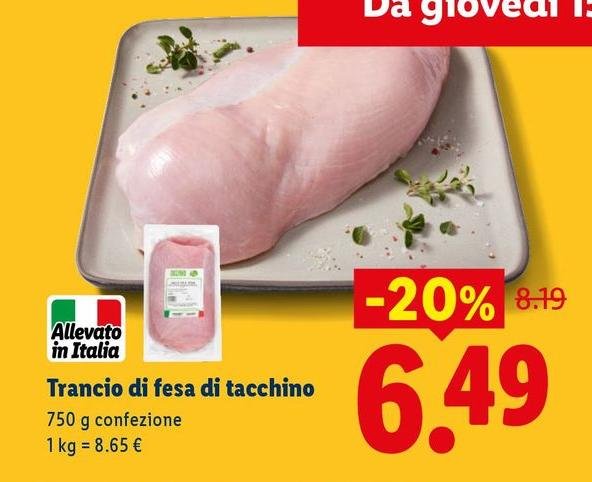 Trancio Di Fesa Di Tacchino