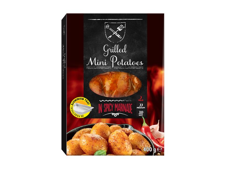 Mini patate grigliate