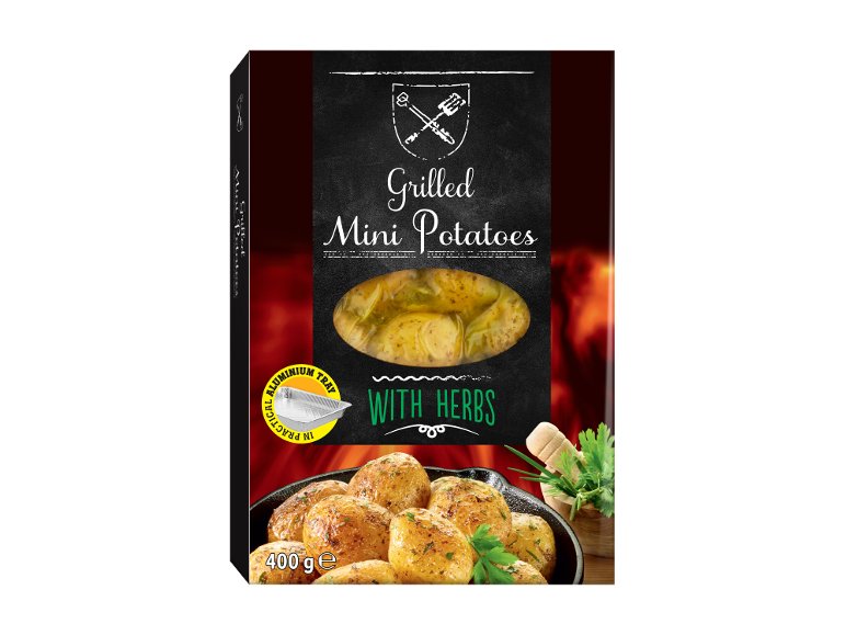 Mini patate grigliate