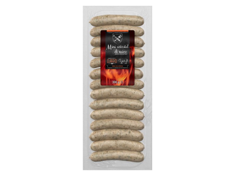 MINI WURSTEL DI SUINO ALLA GRIGLIA