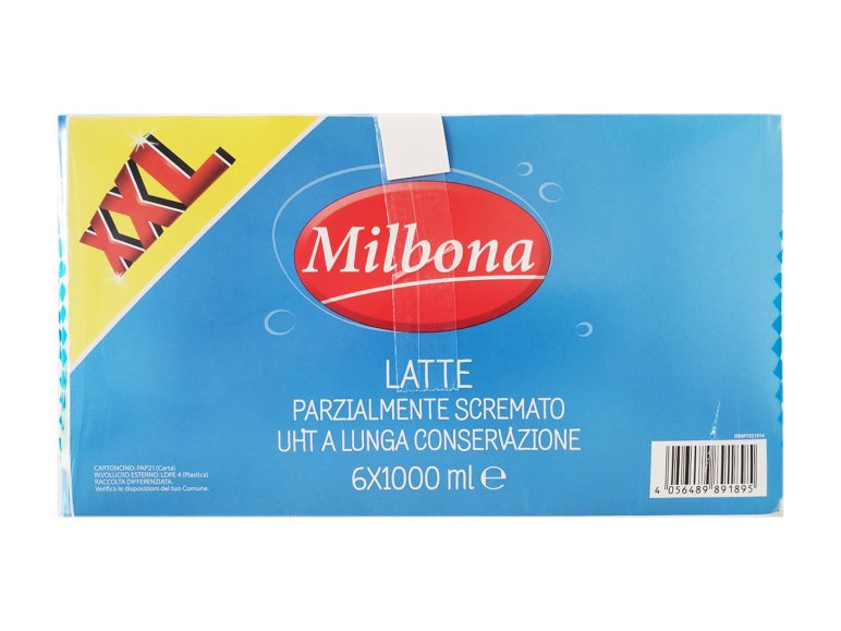 Latte parzialmente scremato XXL