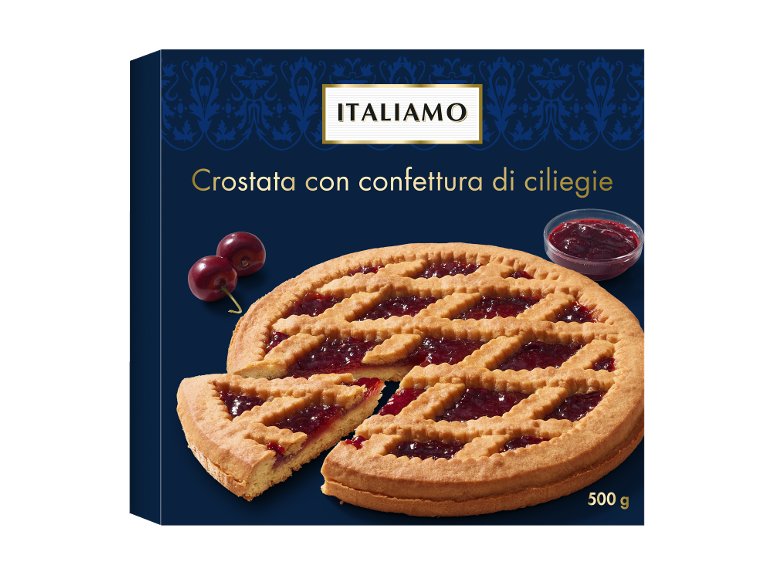 Crostata con confettura alle ciliegie