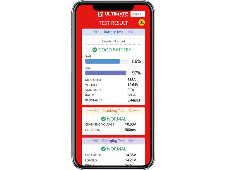 Tester per batteria auto