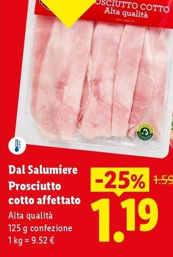 Dal Salumiere - Prosciutto Cotto Affettato