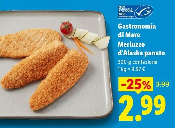 Gastronomia Di Mare - Merluzzo D'Alaska Panato