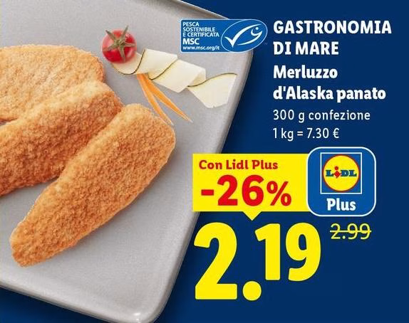 Gastronomia Di Mare - Merluzzo D'Alaska Panato