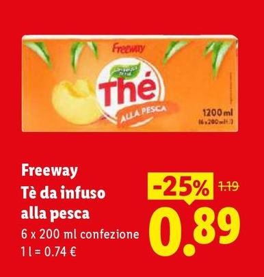 Freeway - Tè Da Infuso Alla Pesca