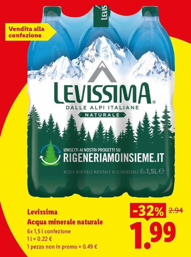 Levissima - Acqua Minerale Naturale
