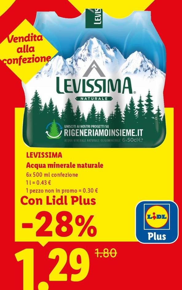 Levissima - Acqua Minerale Naturale