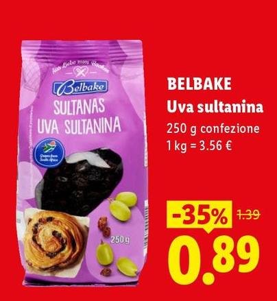Belbake - Uva Sultanina