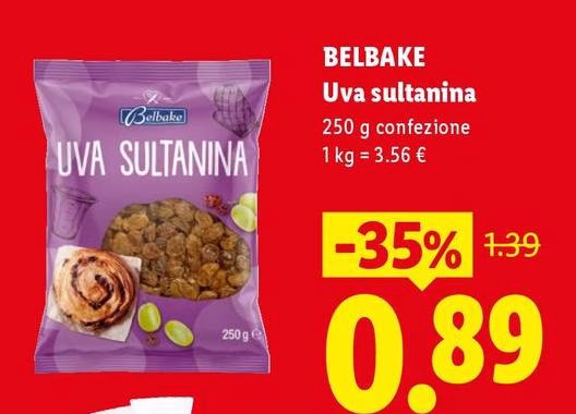 Belbake - Uva Sultanina
