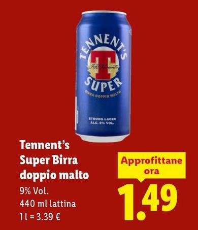 Tennent's - Super Birra Doppio Malto
