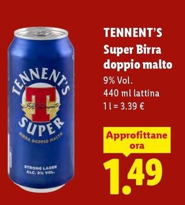 Tennent's - Super Birra Doppio Malto