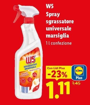 W5 -  Spray Sgrassatore Universale Marsiglia