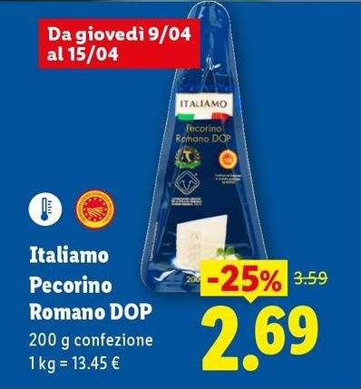 Italiamo - Pecorino Romano DOP
