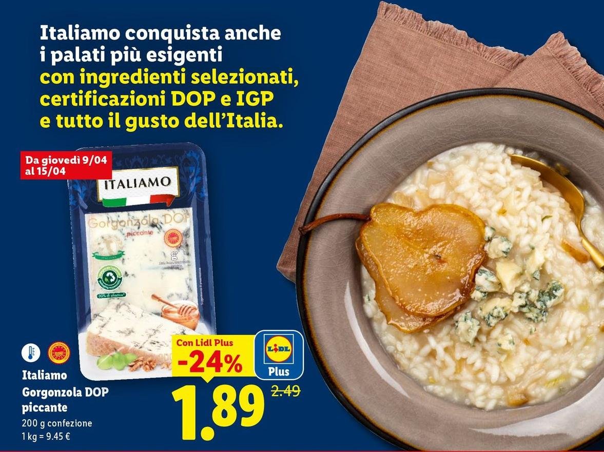 Italiamo - Gorgonzola DOP Piccante