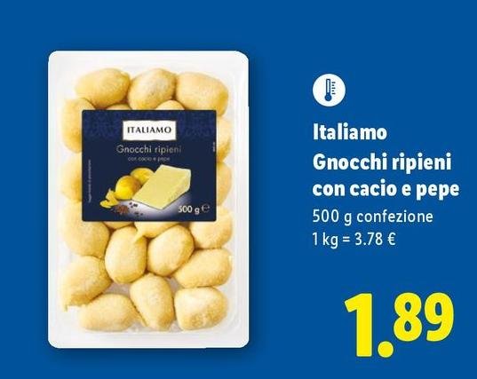 Italiamo - Gnocchi Ripieni Con Cacio E Pepe