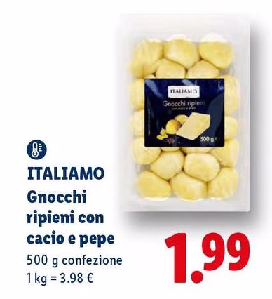 Italiamo - Gnocchi Ripieni Con Cacio E Pepe