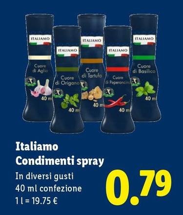 Italiamo - Condimenti Spray