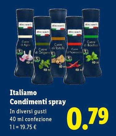 Italiamo -  Condimenti Spray