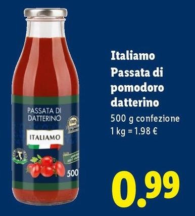 Italiamo - Passata Di Pomodoro Datterino