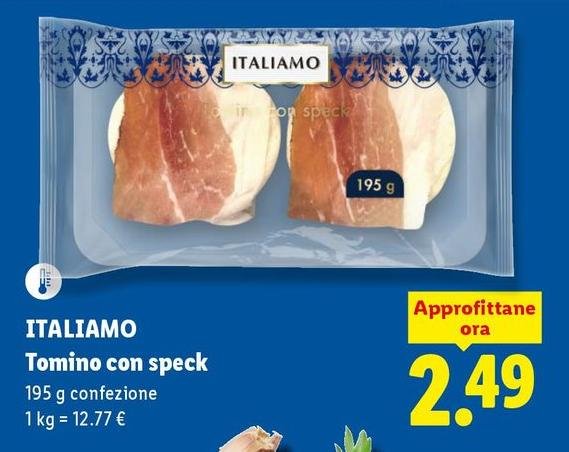 Italiamo - Tomino Con Speck