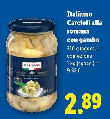 Italiamo - Carciofi Alla Romana Con Gambo