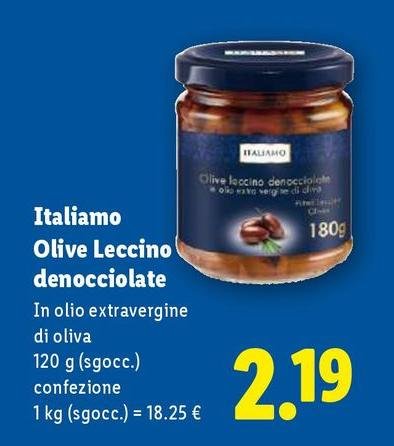 Italiamo - Olive Leccino Denocciolate